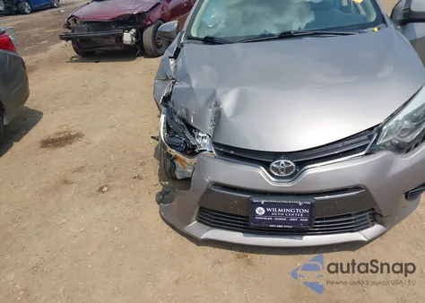 2016 Toyota Corolla Le z USA, uszkodzony, nr VIN 2T1BURHE0GC665479